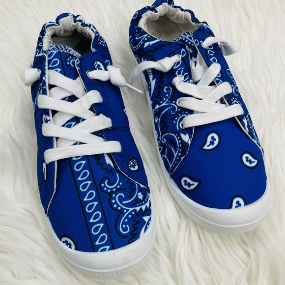 Shoes Blue Bandana Sneaker Poshmark